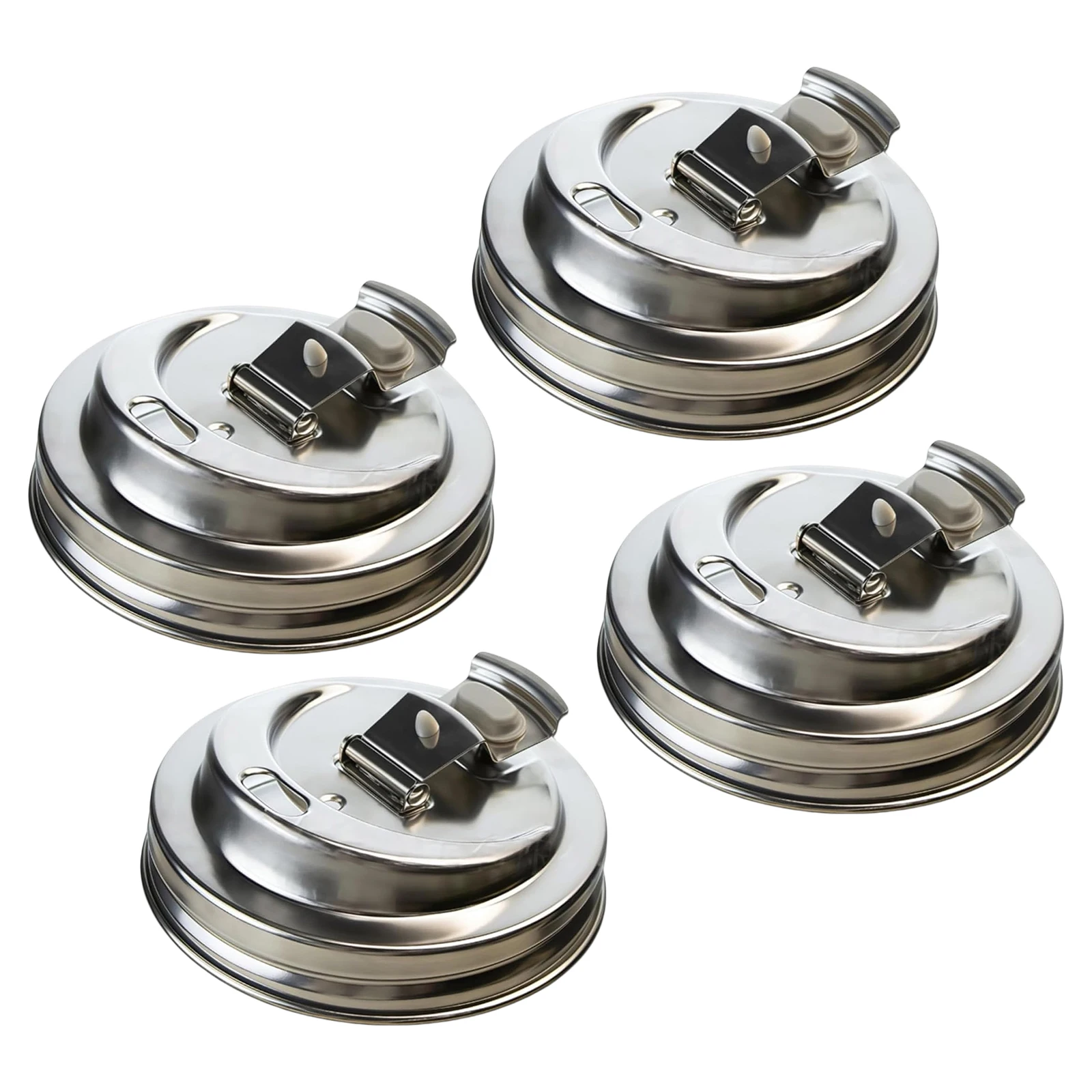 Anti Cracking Seal Flip Lids with Straw Hole Pour Spout Drink Covers Airtight Jar Cap Cover for Brewing Fruit Fermenting Drinks