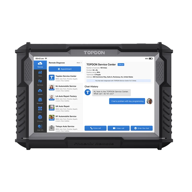 TOPDON Phoenix Remote Ecu Programer Programming Coding Tool Car Truck OBD2 Auto Scanner Diagnostic  Tool