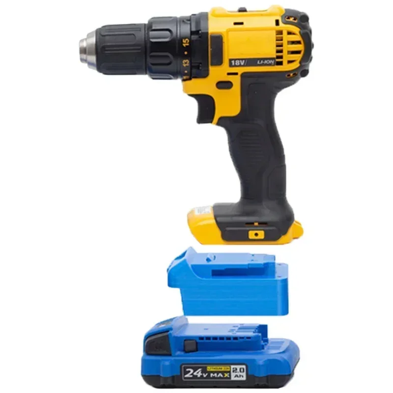 Akku-Adapter/Konverter für DeWalt 18/20 V MAX Li-Ion Tools auf Kobalt 24 V Li-Ion Akku-Adapter Elektrowerkzeug-Zubehör