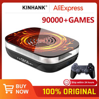 KINHANK Amlogic S905X4 Retro Video Game Console Super Console X4 Plus 90000 Game for 60+ Emulator Arcade/MAME/NAOMI Game Console