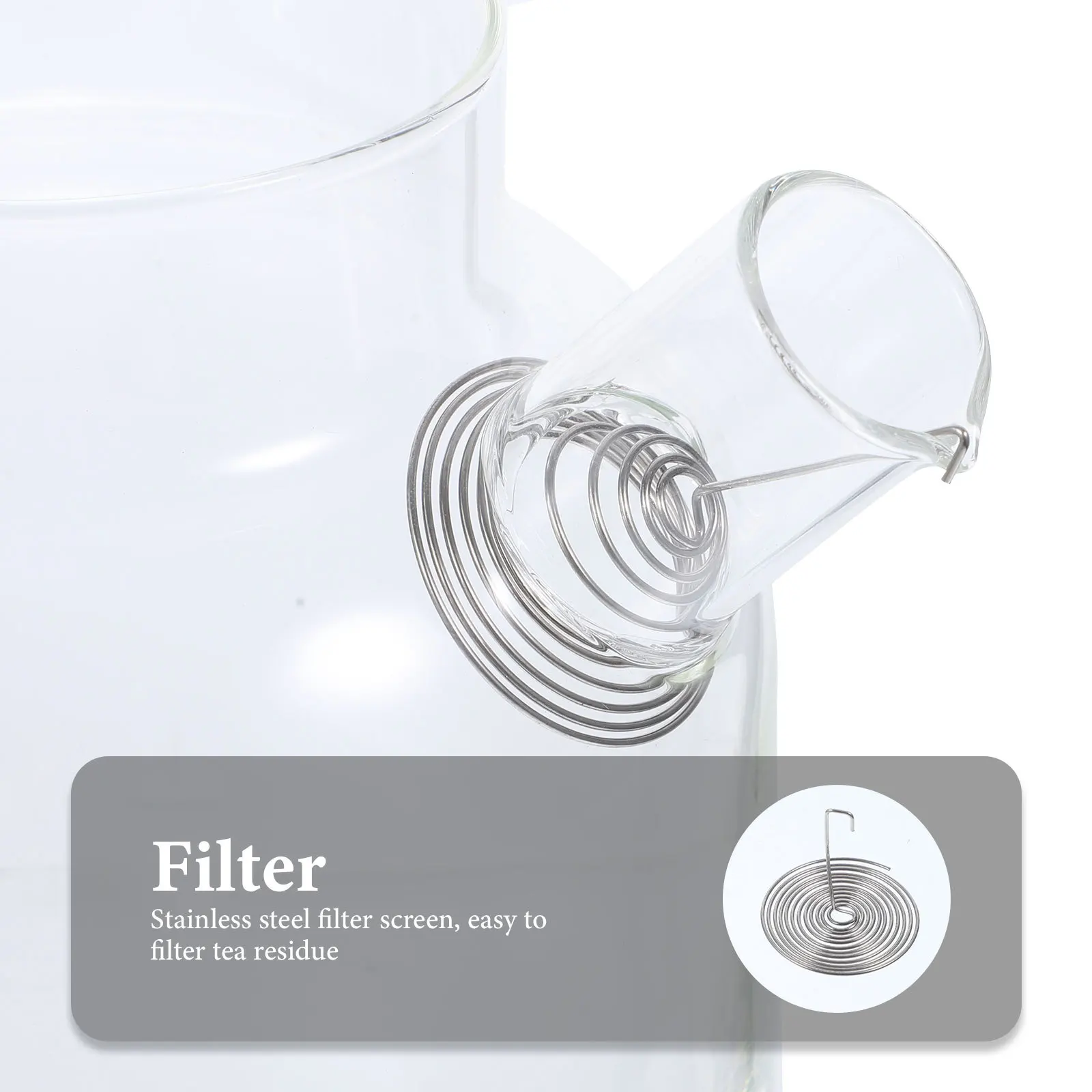 

Стеклянный кувшин для сока, прозрачный кувшин для воды, прозрачный стеклянный чайник, легкий легко чистящийся кухонный контейнер для напитков