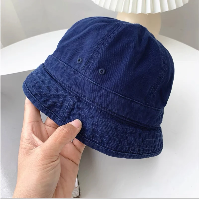 Autumn Men\'s Cowboy Bucket Hat Casual Cotton Fisherman Hat Female Korean Version Unisex Bell Shape INS Panama Jeans Hats Male