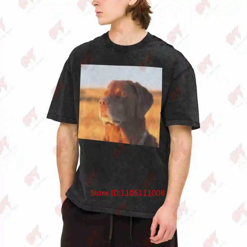 Cooked Dog Meme Vintage Washed Tee Pure Cotton T-Shirt