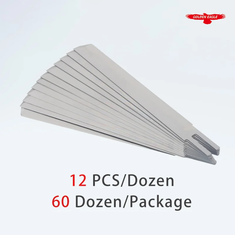 (1 Dozen)5E 6E 8E 10E 12E 13E Straight Knife Alloy Steel Golden Eagle Electric Shear Blade for EASTMAN Type Cutting Machine Part view 3