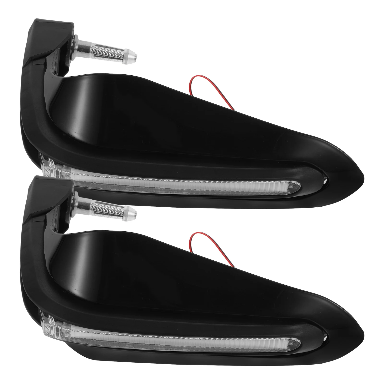 

Мотоциклетная защита лобового стекла, черная обертка для велосипеда, универсальная защита от столкновений, ручка, сигнальный светильник, поворотники