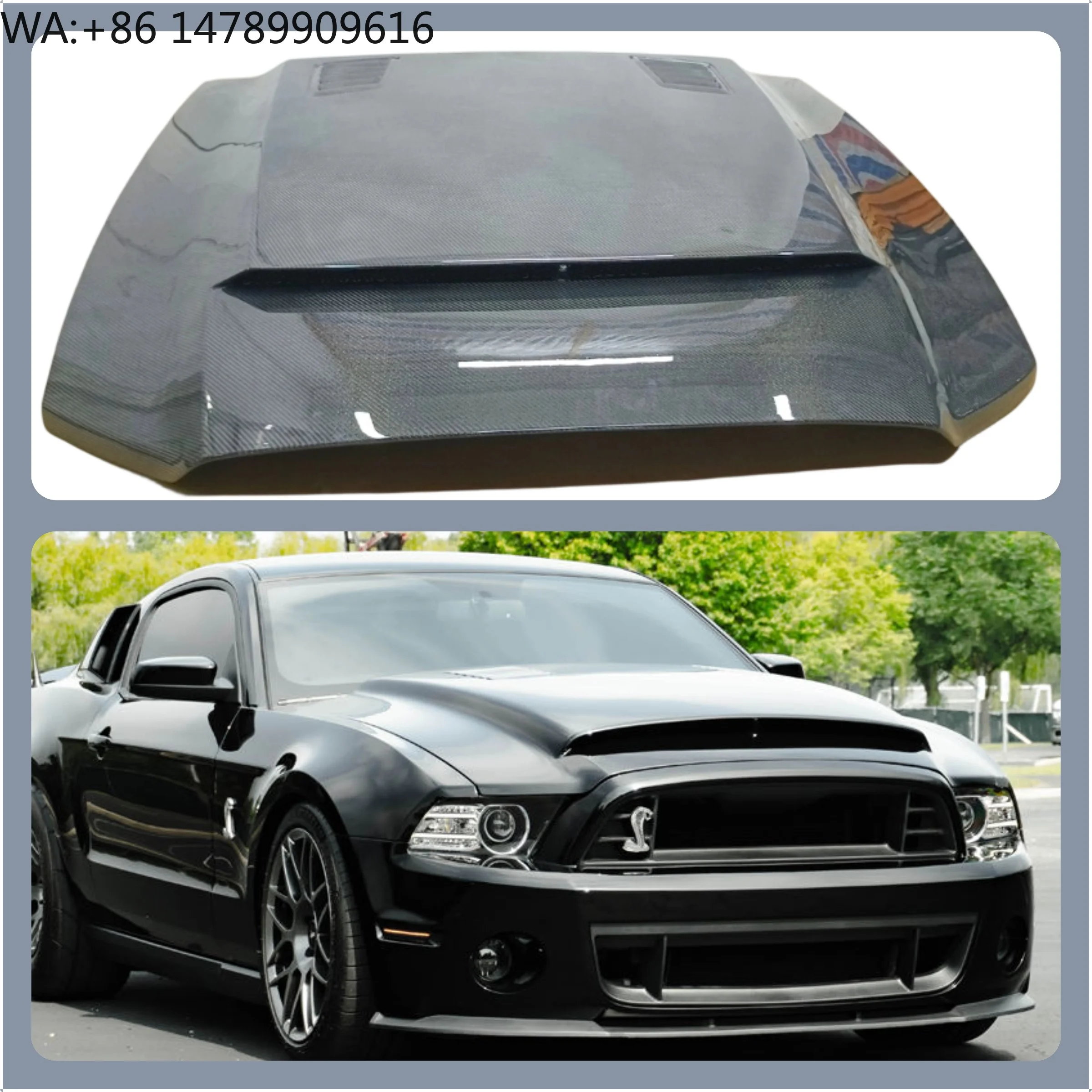 Premium Bespoke Facelift Body KitCarbon Fiber Engine Casing Hood For 2013