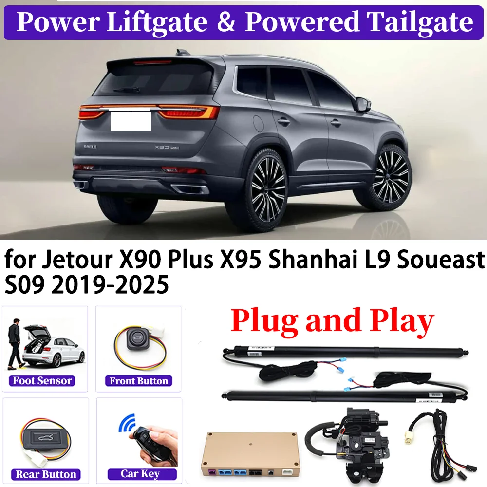 

for Jetour X90 Plus X95 Shanhai L9 Soueast S09 2019-2025 Car Automatic Power Liftgate Kit Smart Auto Electric Tailgate System