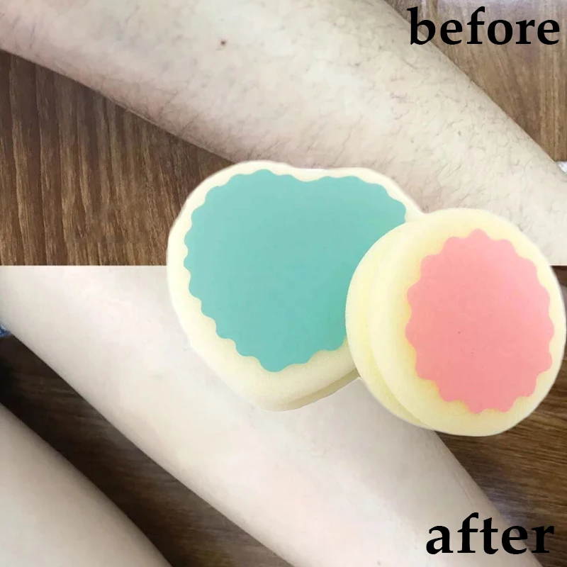 

Sdotter безболезненная губка для удаления волос, мягкая женская Губка для удаления волос с тела и ног, двухсторонняя подушка для удаления волос, безболезненная красота