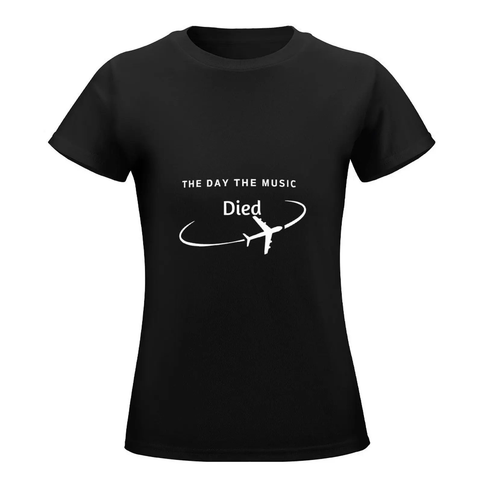 The Day The Music Died T-Shirt vintage clothes cute clothes customs design your own t shirts for Women