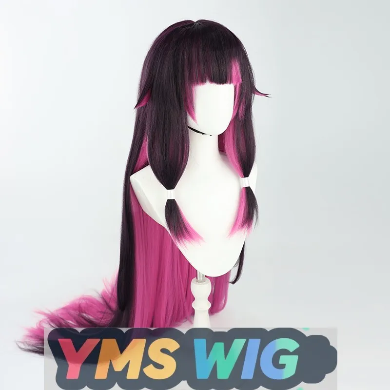 【YMS WIG】วิกคอสเพลย์ Genshin Impact Winter Festival Foolish People's Executive Girl Columbia สีม่วงเข้มไล่เฉดสี