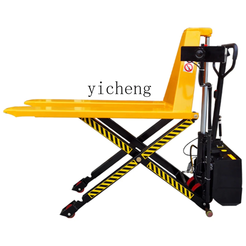 Zc 1.5 Tons Manual High Lifting Van High Lift Hydraulic Forklift Photoelectric Induction Scissor Rise Forklift