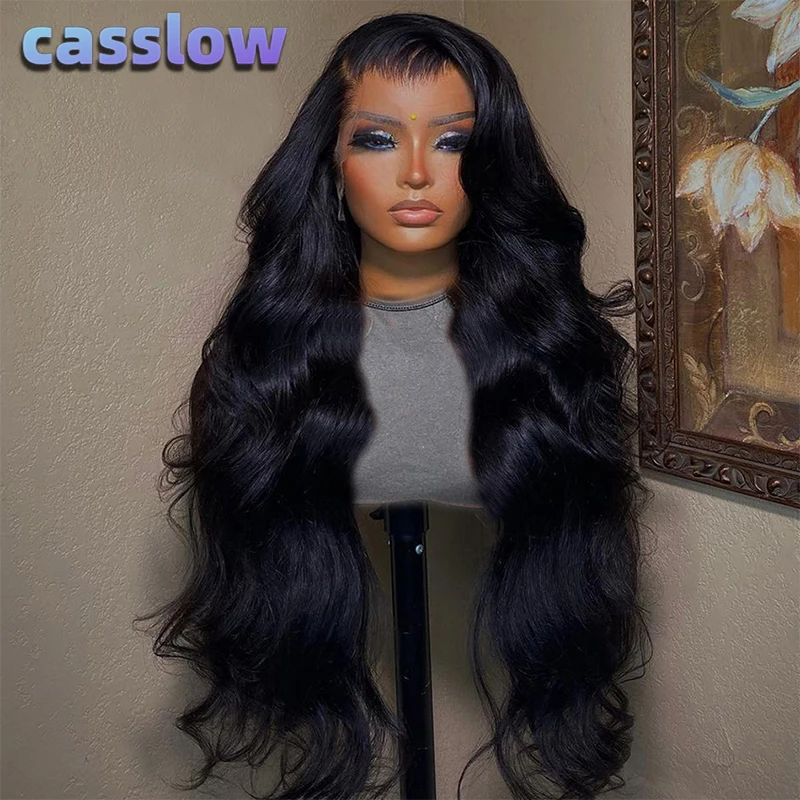 Hd Transparent 13x4 13x6 Body Wave Lace Front Wig Glueless Brazilian Hair Pre Plucked 30 40 Inch Human Hair Wigs For Black Women