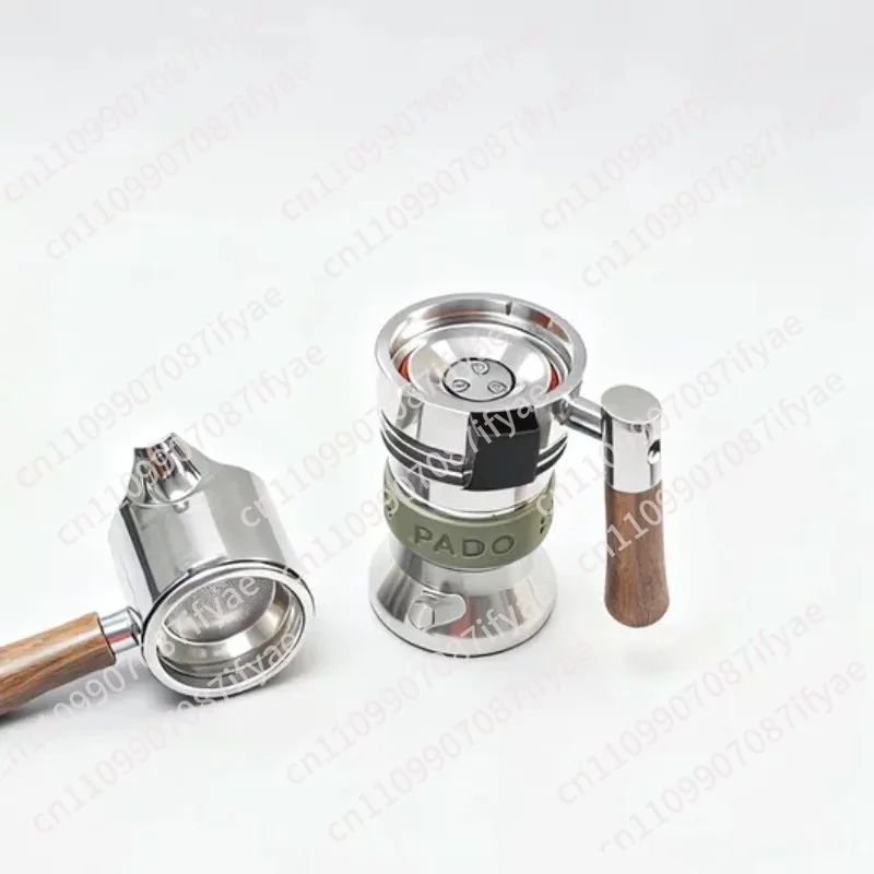 Italian coffee machine pot 316 stainless steel titanium alloy steam extraction outdoor latte 58mm free shipping
