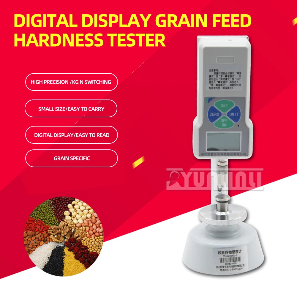 Digitaler Härteprüfer für Partikel, Ernährung, Getreidehärteprüfgerät, Härteprüferkennung GWJ-1 2025, NEU