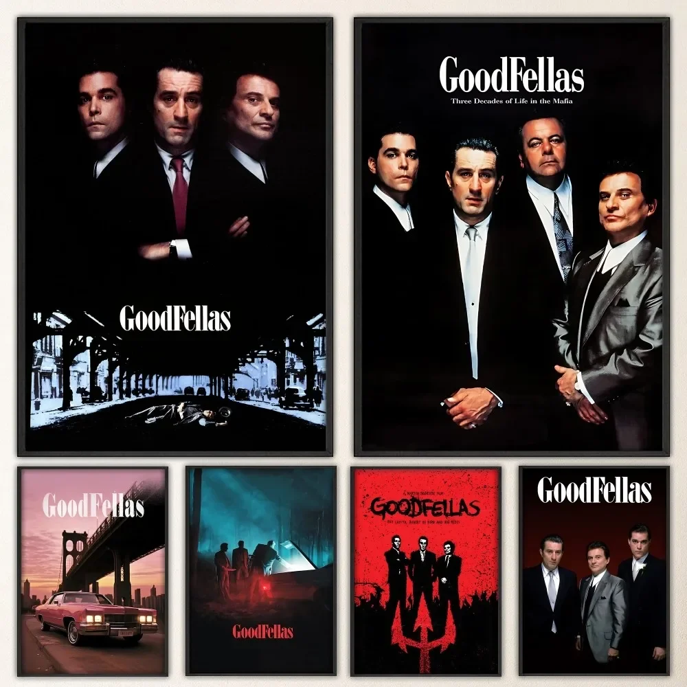 Retro Goodfellas Movie Poster Prints Poster Wall Painting Bedroom Living Room Wall Bar Restaurant Sticker Large