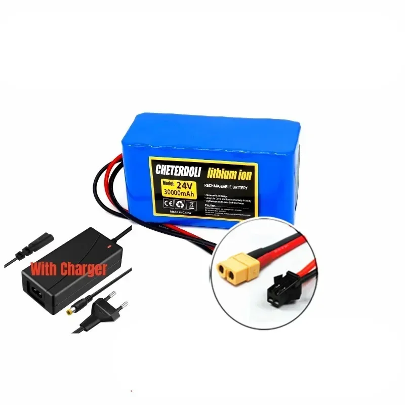 24 V 7S3P 18650 Li-Ion Batterij Lithium Batterijen voor Elektrische Motor Fiets Ebike Sccooter Speelgoed Boor Met 2A Lader