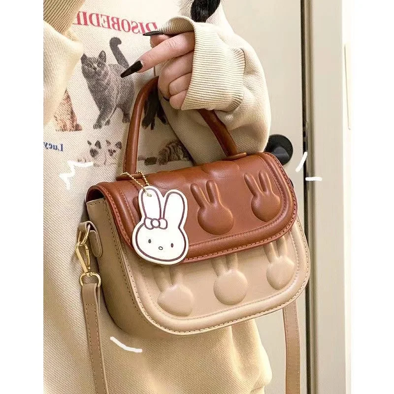 

Cute Bunny Girl Messenger Bag Korean Style Crossbody Bags for Girls PU Hand Bags Toddler Purses and Princess Handbags Free Ship