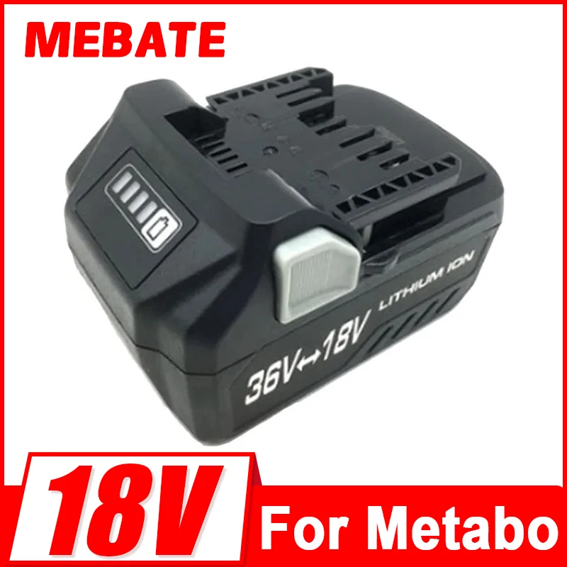 

Аккумулятор 6500 мАч/8000 мАч, 18 В/36 В для Metabo HPT (Hitachi) MultiVolt, 371751M 372121M BSL36A18 BSL36B18, литий-ионный аккумулятор