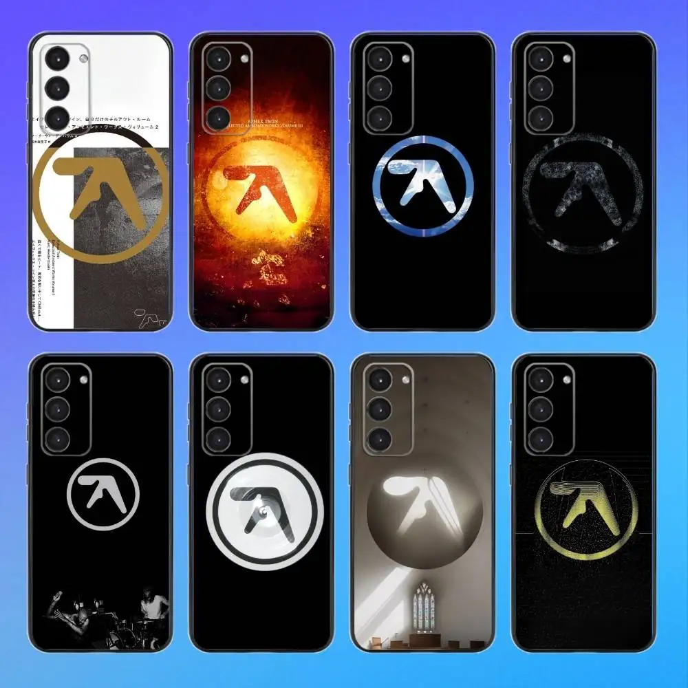 حافظة هاتف A-Aphex T-Twin IDM Acid Techno لهاتف سامسونج A73، A72، A71، A70، A53، A52، A51 حافظة ناعمة سوداء