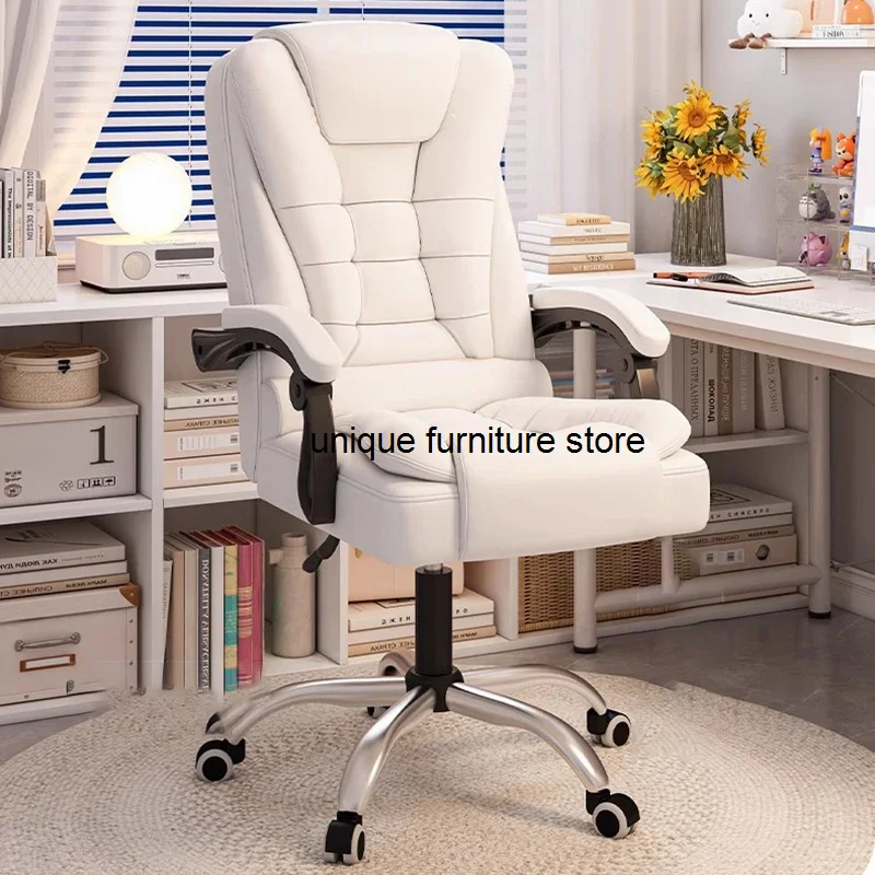 

Cushion Swivel Office Chair Gaming Ergonomic Fashion Working Nordic Girl Armchairs Relax Boss Silla Escritorio Office Furniture