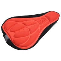 Bike Seat Cover Breathable Cushion Cover Bicycle Silicone 3D Gel Saddle Pad Padded Thickened Soft Cushion Comfort Cycling Parts