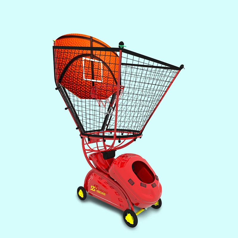 Basketball launcher device launching robot kids toys