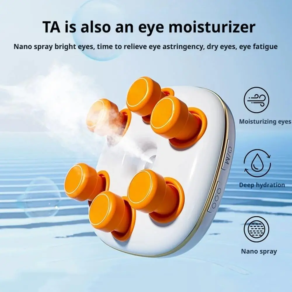 

Паровой массажер для глаз, теплый спа-инструмент для ухода за глазами, снимает темный сон, увлажняет, улучшает массажер, усталость глаз, круг, сухой Re X9K6