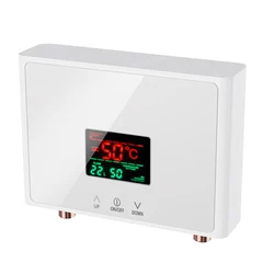 리모컨 LCD 온도 디스플레이가 있는 순간 온수기, 욕실 주방 벽걸이 전기 온수기, 110V, 220V