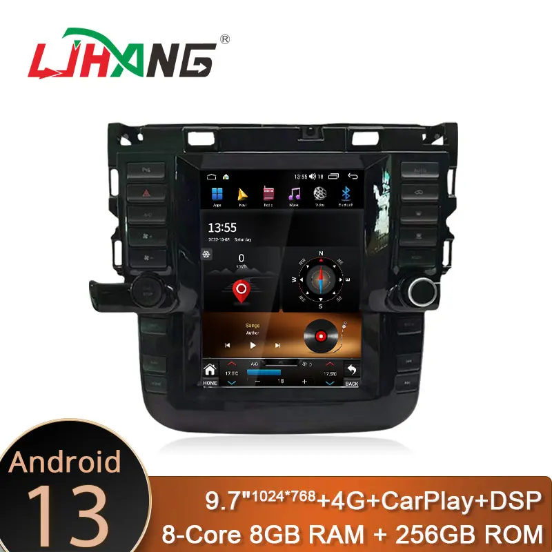 

LJHANG Android 13 Car multimedia Player For Jaguar XF 2016-2019 GPS Navigation Stereo Video Auto radio dsp carplay android auto