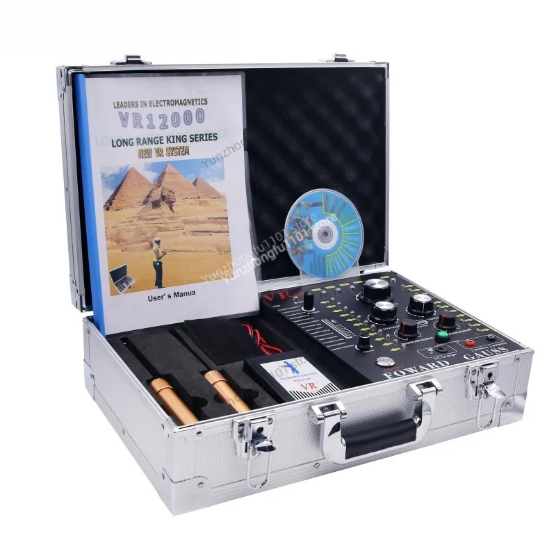 VR‑12000 Underground Long Range Gold Detector 100‑3000M Range 5‑250m Depth Metal Finder