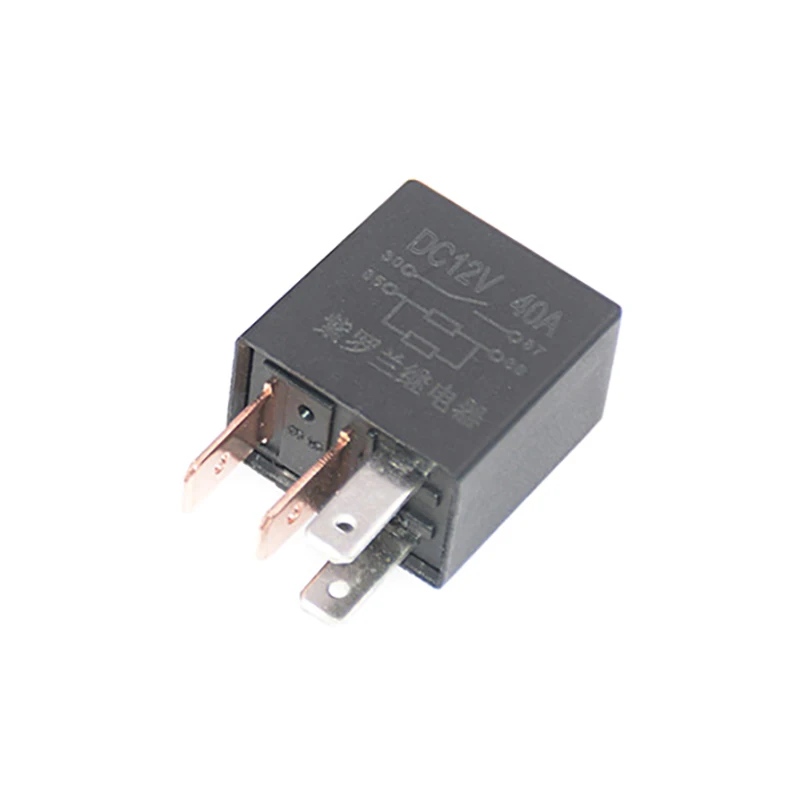1PC Black 4/5 Pins DC 12V 40A Rated Current 1NO 1NC SPDT Car Automotive Alarm Relay 40 Amp