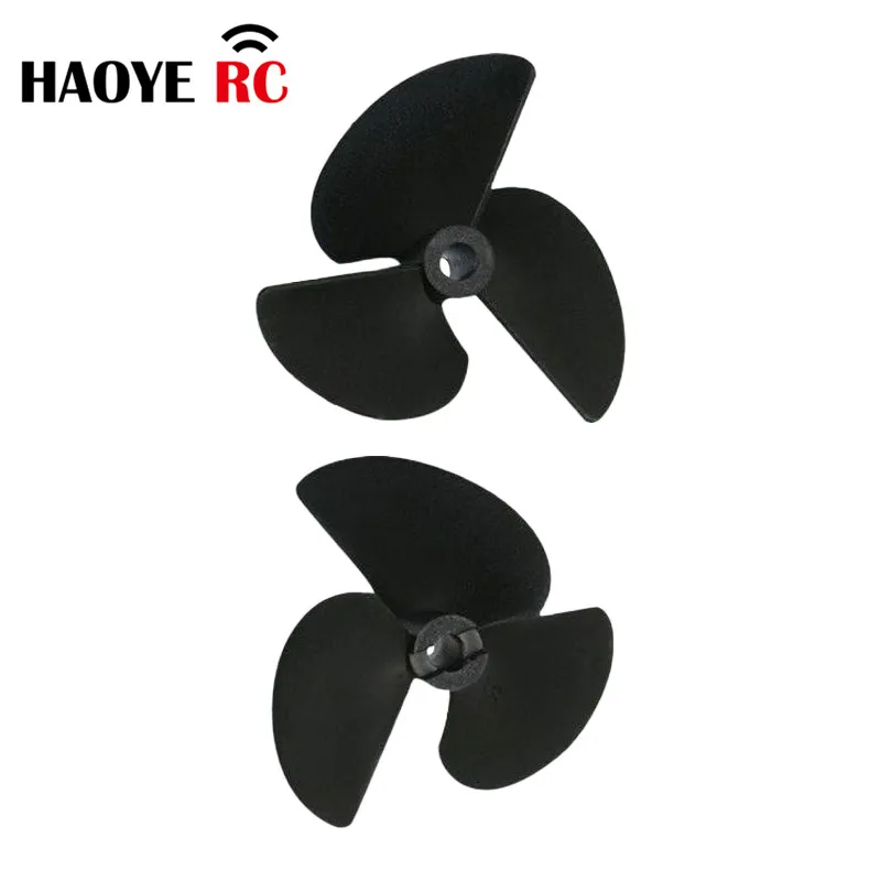 Haoye 5 Pcs DIY RC Boat Models 3 Blades Boat Propellers Nylon Paddle For RC Boat CW CCW