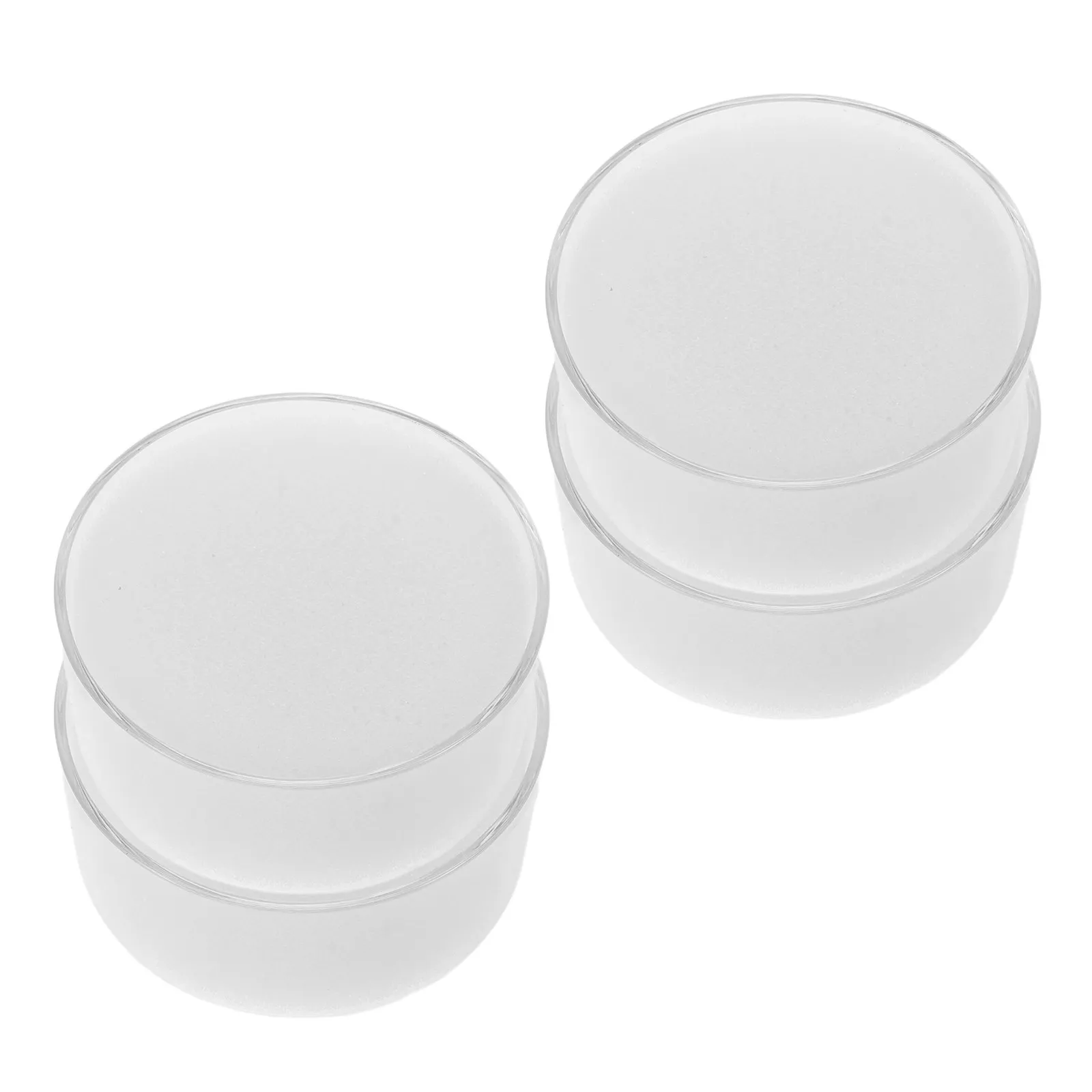 

4Pcs Round Cash Counting Sponge Cup Moistener for Currency Bills Paperwork Efficient Finger Wetting Tool Finance Bank Office