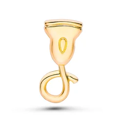 Harong Fetus Ultrasound Detection Pin Medical Obstetrics and Gynecology Silver Plated Brooch Lapel Badge Doctor Nurse Jewelry