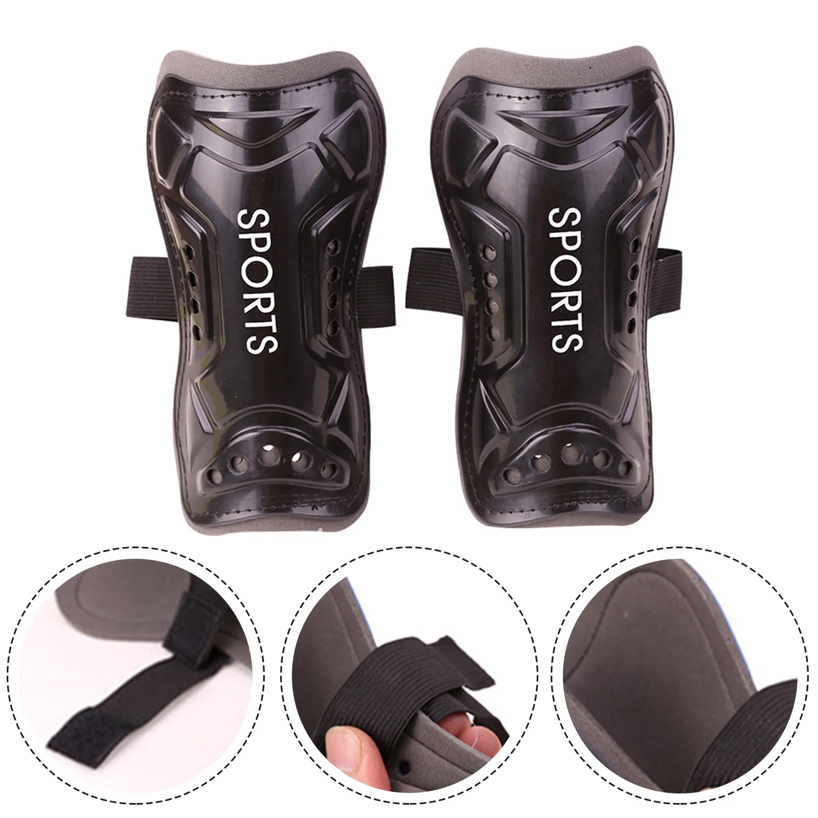 1 Pair Football Shin Guards Compression Calf Sleeve Sports Shin Pads Soccer Leg Support Protective Gear For Adult Teen Children