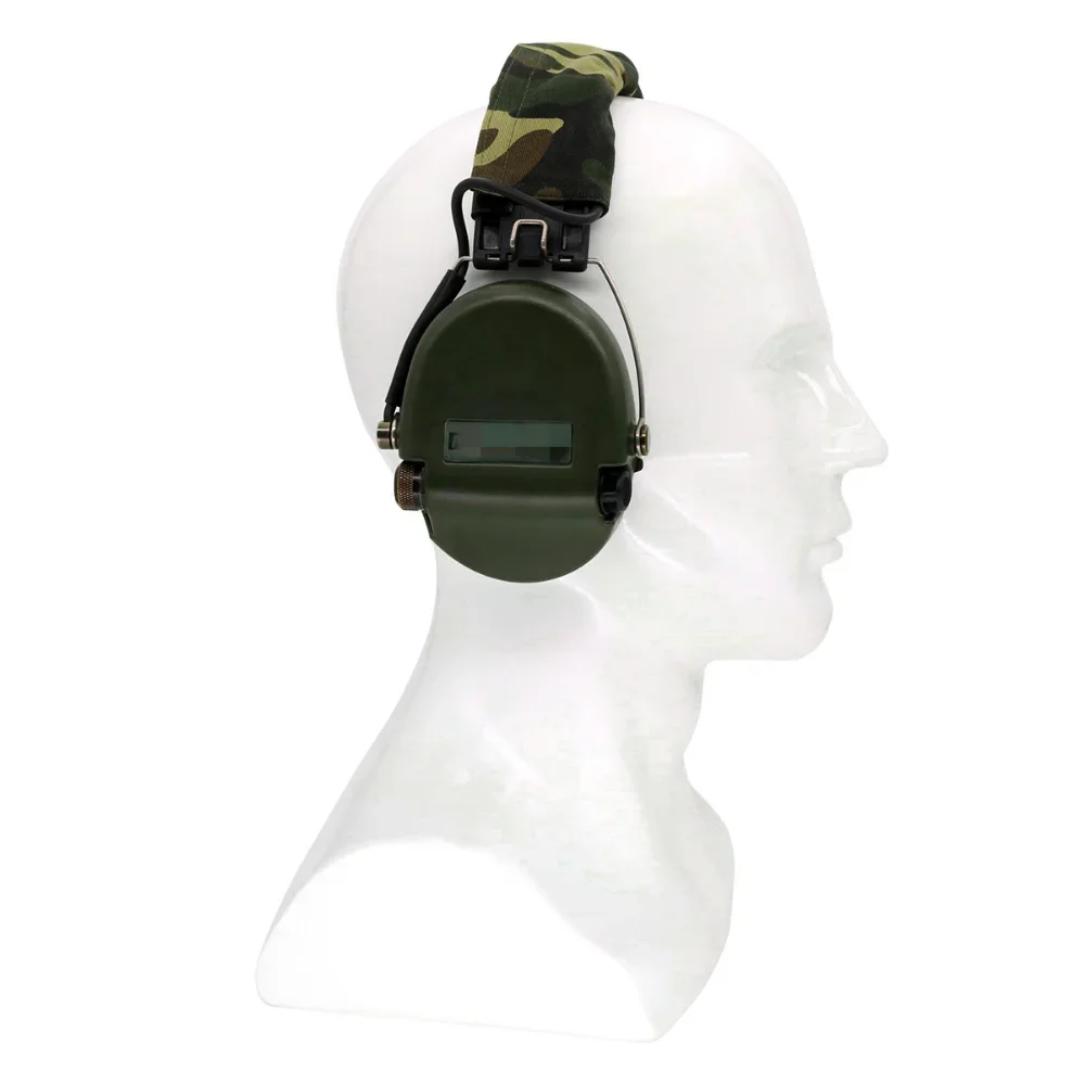 Fone de ouvido tático captador som redução ruído para msa sordin ipsc versão caça ao ar livre arma tiro protetor earmuffs