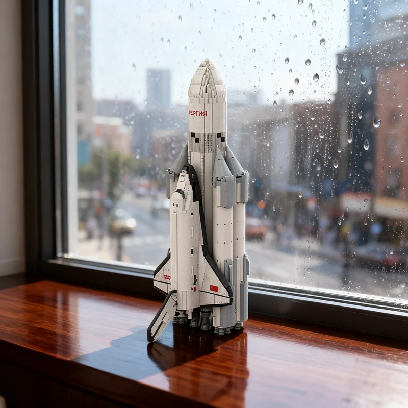 5880pcs MOC Energia Buran Space Classic Galaxy SciFi Model Building Blocks Advanced Build Pack Premium Detailed Craft Toy Gift