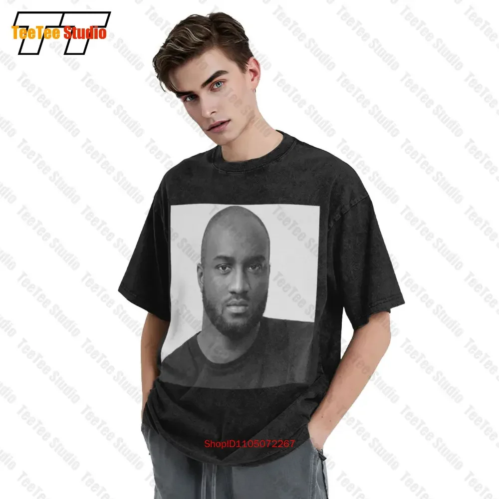 Virgil Abloh Rest In Peace Rip Vintage Oversized T-Shirt YM0V view 3