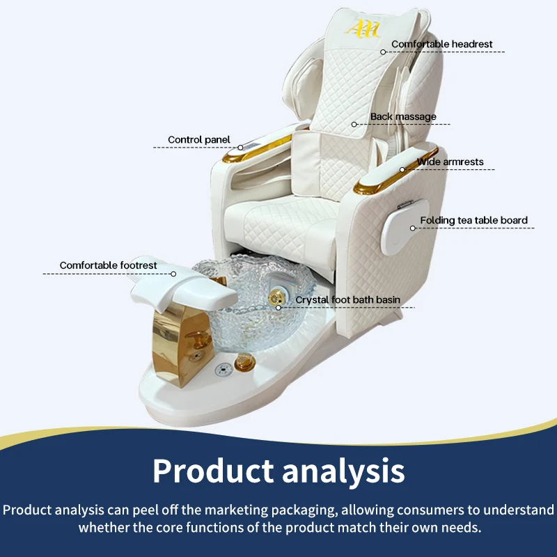 Commercial High End Pedicure Manicure Chair Foot Massage Spa Furniture For Professional Nail Salon 6