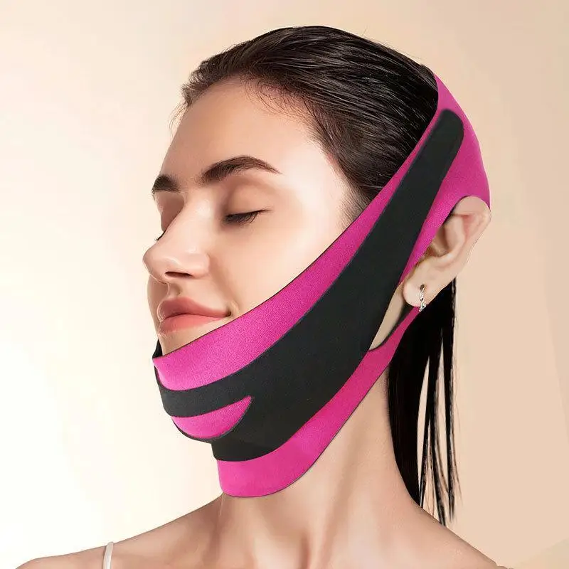 Comfortable V Line Face Shaper 1Pcs Elastic Stretchable Chin Cheek Lift Slimming Belt for Women Daily Skincare Use