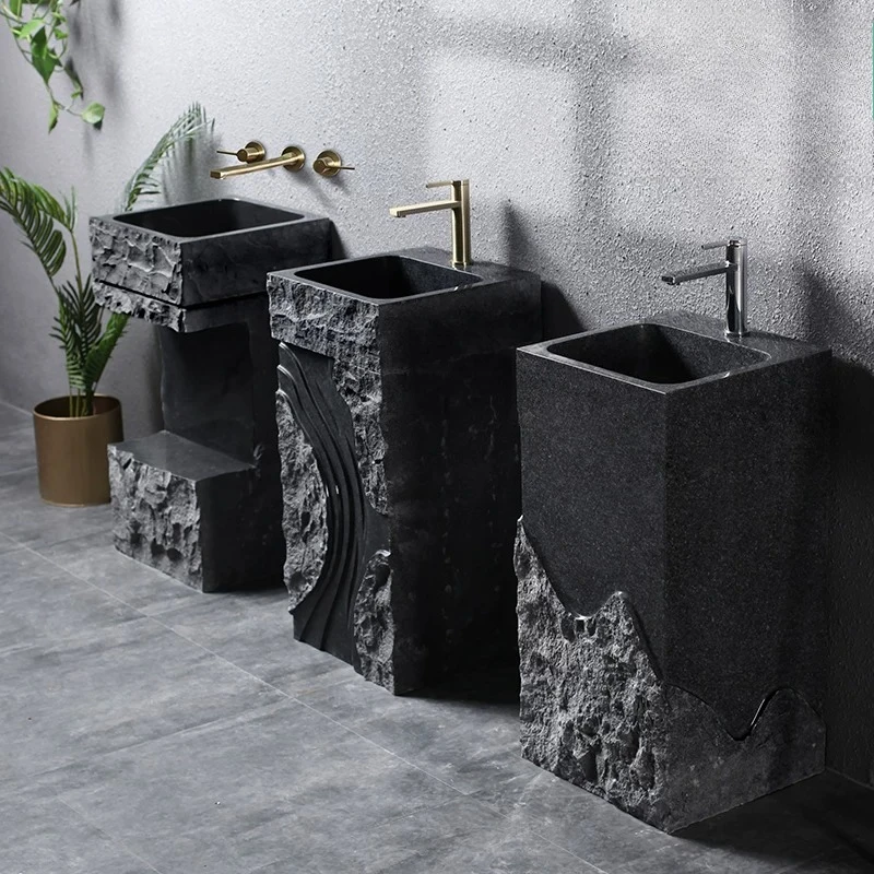 

Напольная умывальница из камня для улицы, двора, сада, балкона, в стиле легкой роскоши