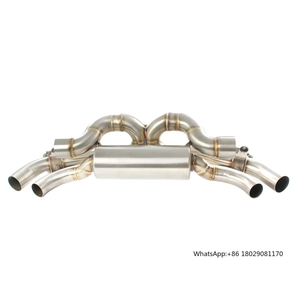 

Custom ss304 titanium exhaust catback for Porsche 911 992 turbo s carrera 3.0T