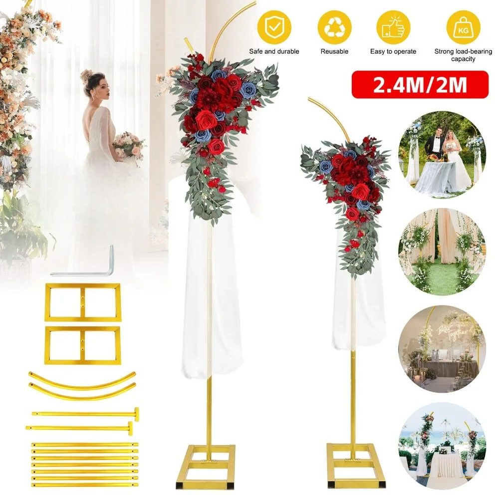 Ein vergoldeter Metall-Kerzenhalter in Stern- und Mondform mit weißer Drapierung, eine elegante Dekoration, geeignet für festliche Anlässe wie Hochzeiten, Geburtstage, Weihnachten und