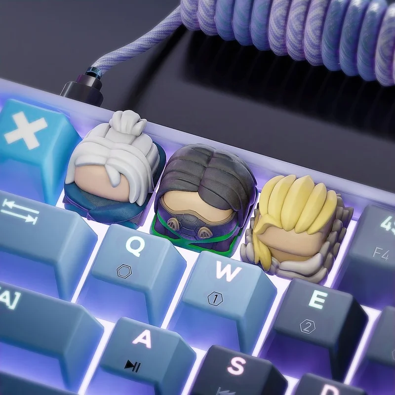 Valorant Game Peripheral Keycaps Customized Keycaps Mechanical Keyboards Personalized Originality Keycaps Holiday Gifts
