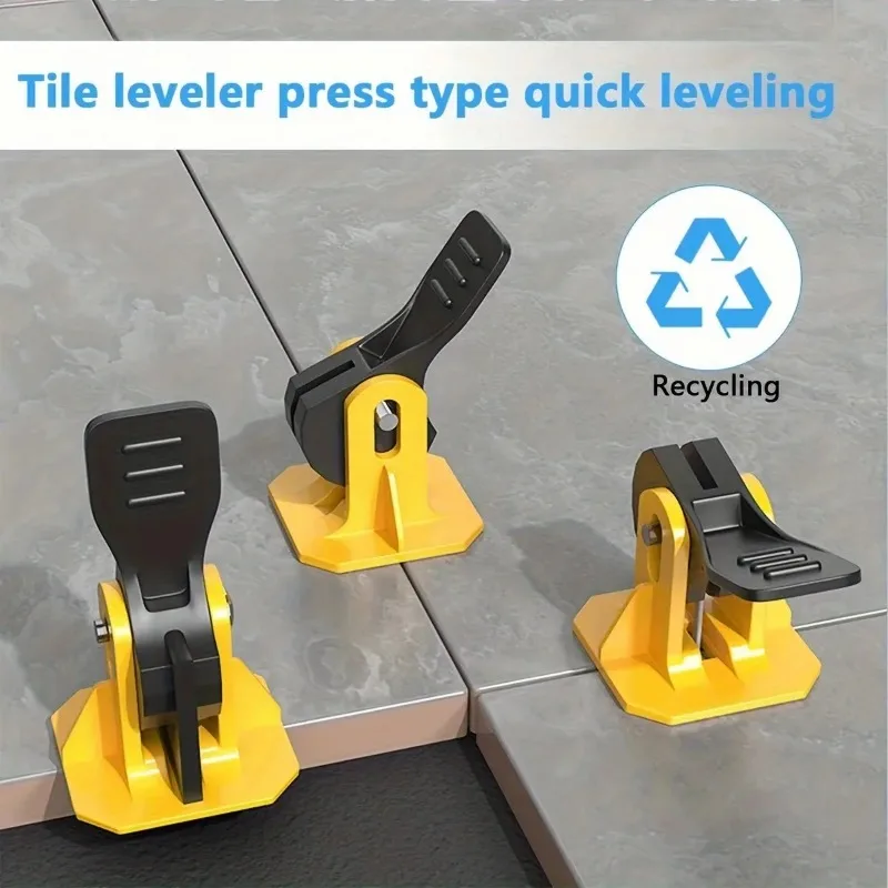 New Floor Tile Leveling System Clips Leveler Adjuster Kit Set for the Tile Laying Fixing Flat Ceramic Wall Construction Tools