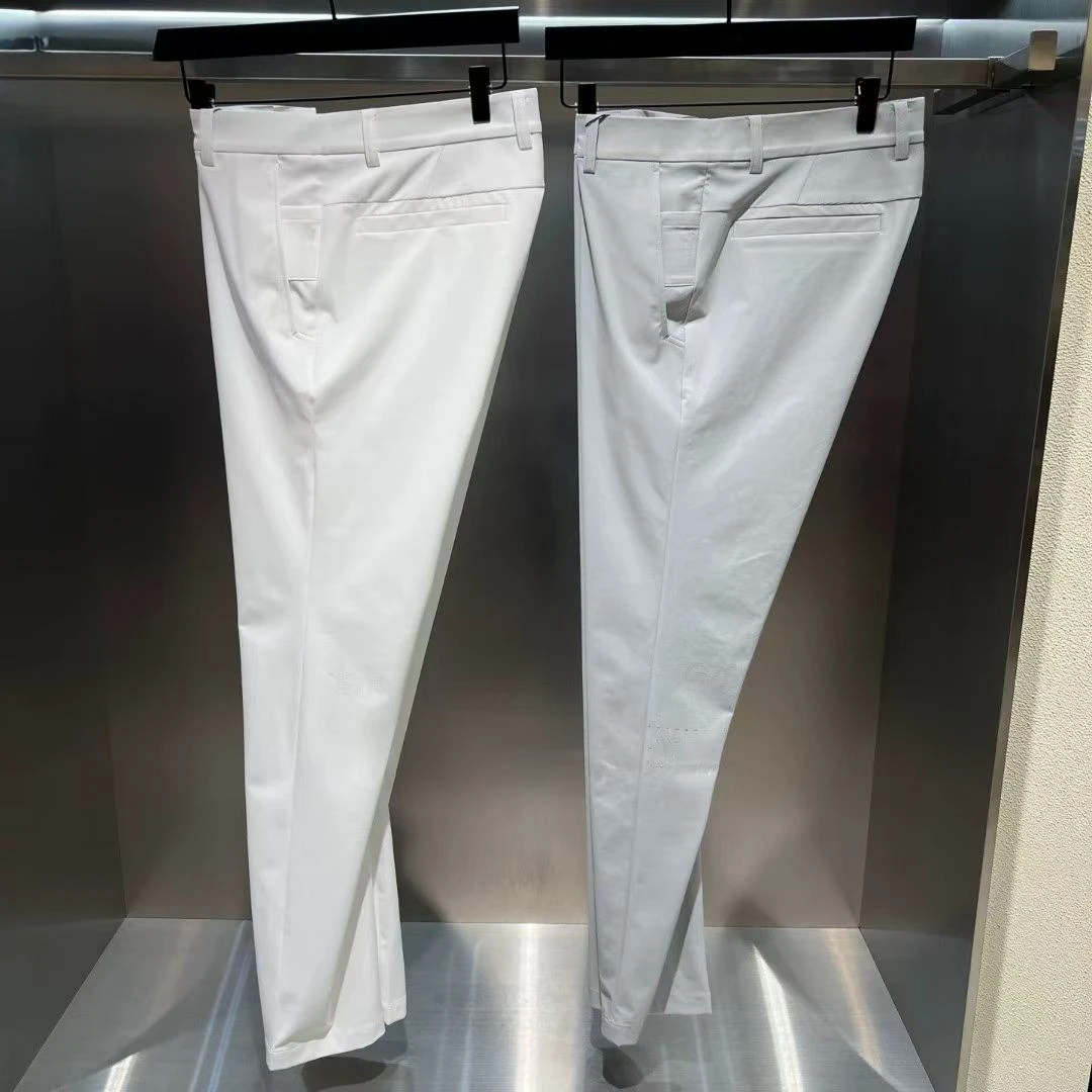 2026 Men’s Premium Golf Pants Lightweight Wrinkle-Resistant Straight Fit Trousers Spring Summer Casual Sports Wear
