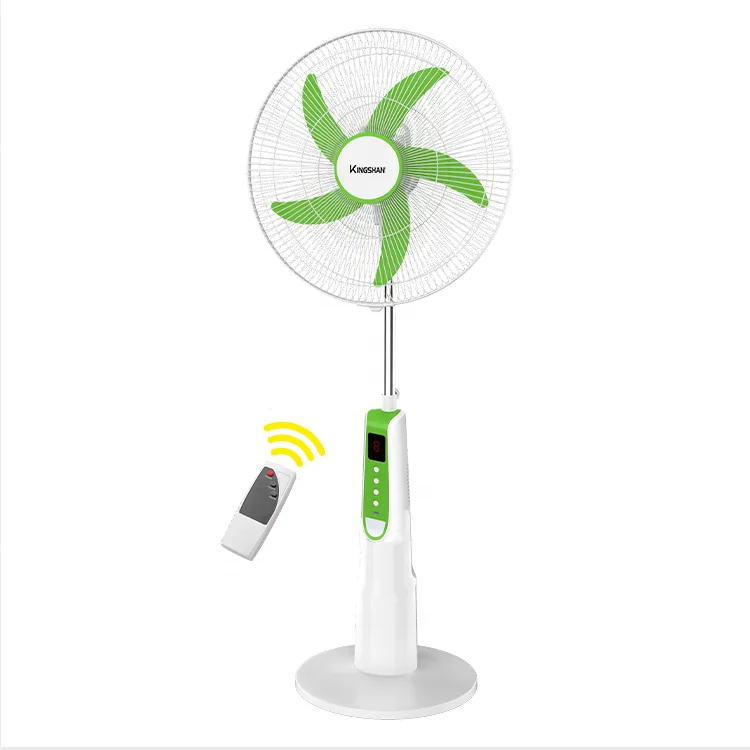

18Inch Floor Rechargeable Acdc Fan Standing Emergency Fan With Led Light
