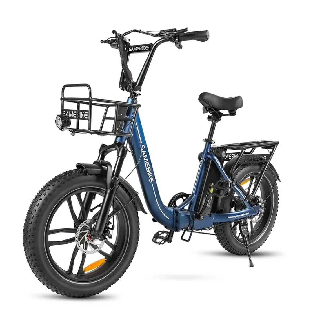 AliExpress SAMEBIKE C05 PRO Foldable Adult Electric Bike 500W Motor 36V13AH Removable Battery Electric Bicycle 20" Fat Tire Commuter E-bike