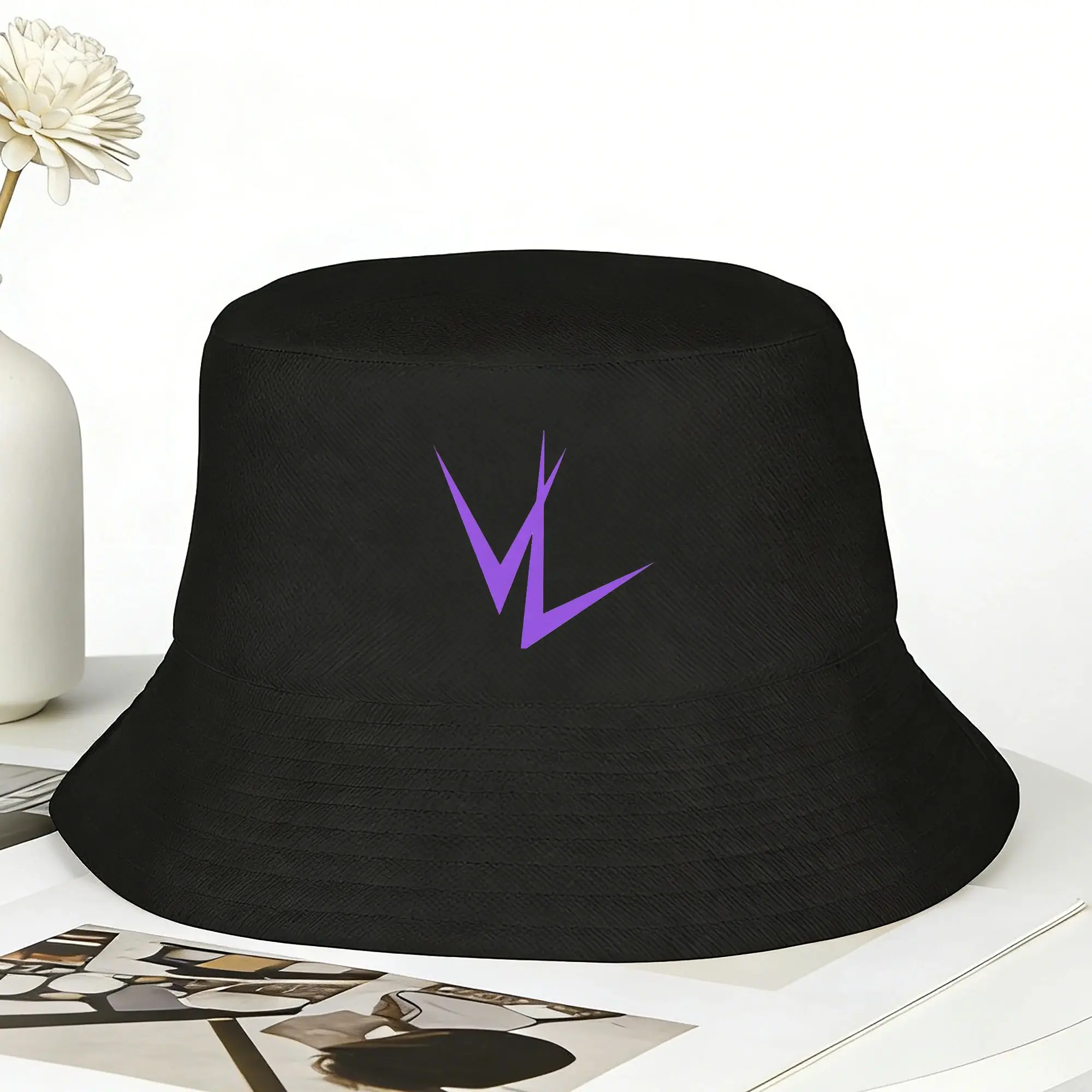 Vampire Lestat Logo Bucket Hat  Hip Hop Fisherman Caps For Couple Casual Travel Hiking Sun Hats Foldable Design Cap