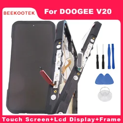 New Original DOOGEE V20 LCD Display+Touch Screen Digitzer Assembly With Frame Repair Replacement Accessories Part For Doogee V20